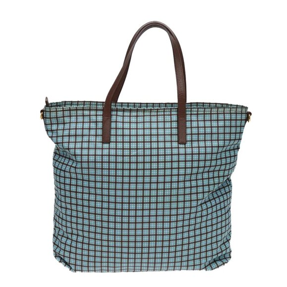 PRADA Hand Bag Nylon 2way Light Blue B2600G Auth 80981V - Picture 3 of 15